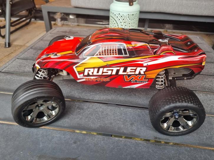 Traxxas rustler VXL-3s roller, Hobby en Vrije tijd, Modelbouw | Radiografisch | Auto's, Gebruikt, Auto offroad, Ophalen