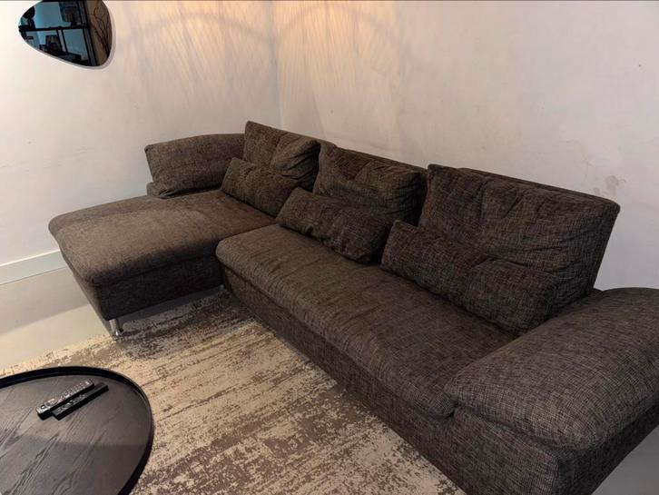 Loungebank Montel z.g.a.n., Huis en Inrichting, Banken | Complete zithoeken, Zo goed als nieuw, Stof, Ophalen
