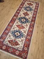 Handgeknoopt oosters tapijt loper kazak 245x89, Info@SlatsAntiek.nl, Crème, Perzisch, Vof Slats Antiek