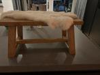 Eiken houten kruk, Ophalen, Zo goed als nieuw, Hout
