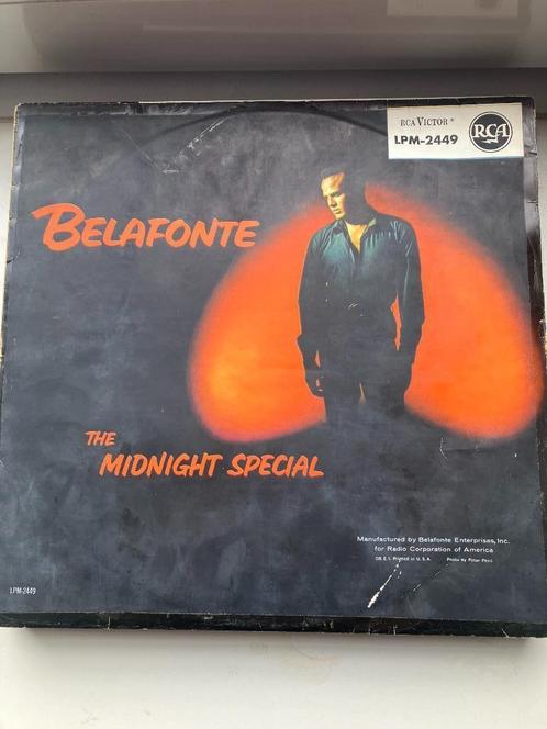 LP Harry Belafonte - The Midnight Special (1962), Cd's en Dvd's, Vinyl | R&B en Soul, Gebruikt, 1960 tot 1980, Ophalen of Verzenden
