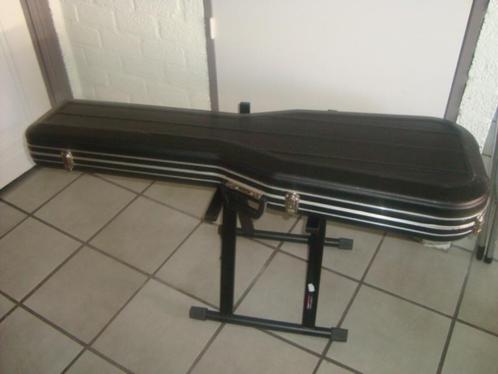 Gebruikt: Just in Case ABS basgitaar koffer, universeel., Muziek en Instrumenten, Behuizingen en Koffers, Gebruikt, Elektrische basgitaar