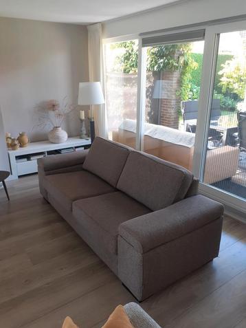 3zitsbank, taupe,  beschikbaar voor biedingen