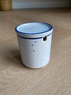 Wit vintage keramiek suikerpotje, Huis en Inrichting, Keuken | Servies, Keramiek, Overige typen, Ophalen of Verzenden, Zo goed als nieuw