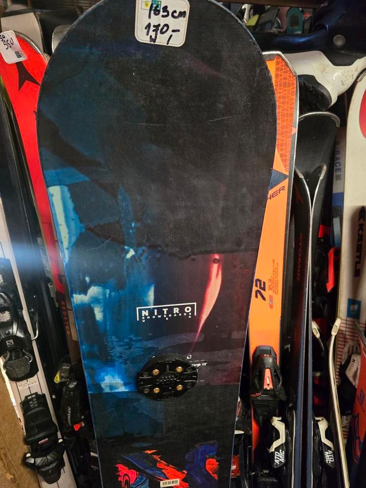 163cm NITRO PRIME WIDE ALL MOUNTAIN SNOWBOARD, Sport en Fitness, Snowboarden, Zo goed als nieuw, Board, Ophalen of Verzenden