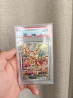 Eevee Art Rare PSA 8 - Crimson Haze Twilight Masquerade, Ophalen of Verzenden, Zo goed als nieuw, Losse kaart, Foil