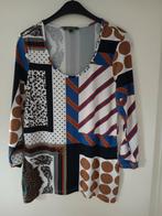 Bewerkt shirt mt: L, Kleding | Dames, Ophalen of Verzenden, Zo goed als nieuw, Maat 38/40 (M), Korte mouw