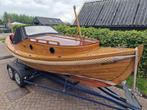 PRACHTIGE UNIEKE ZWEEDS HOUTEN SLOEP VLET SPITSGATTER IN PR, Watersport en Boten, Sloepen, Ophalen, 10 tot 30 pk, Diesel, Zo goed als nieuw