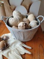 Houten mandje met paaseieren Jeanne d'Arc Living, Diversen, Ophalen of Verzenden