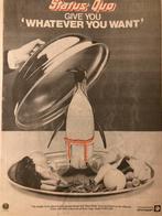 Paginagrote A3 advertentie STATUS QUO Whatever You Want rele, Ophalen of Verzenden