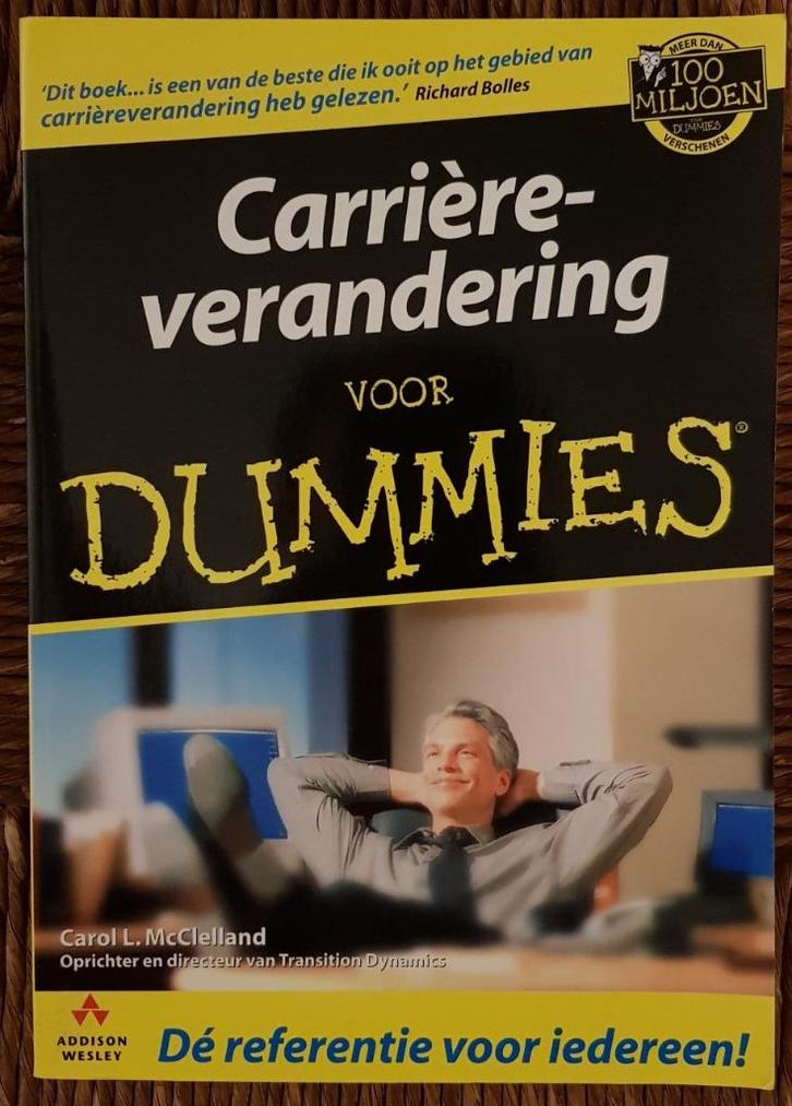 Carrièreverandering voor dummies - Carol L. McClelland IZGST, Boeken, Advies, Hulp en Training, Zo goed als nieuw, Ophalen of Verzenden
