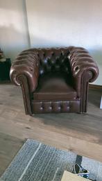 Chesterfield- kleur chocolate, Huis en Inrichting, Fauteuils, Ophalen of Verzenden, Zo goed als nieuw, 100 tot 125 cm