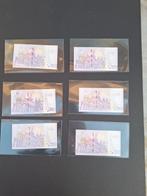 O euro biljet  6 x verschillende, Ophalen of Verzenden