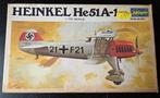 Hasegawa Heinkel He51A-1 1:72, Hobby en Vrije tijd, Ophalen of Verzenden, Zo goed als nieuw, Vliegtuig, Hasegawa