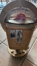 Vintage Dubbele Amerikaanse Parkeermeter, Verzamelen, Automaten | Overige, Ophalen of Verzenden
