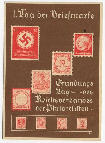 528) Propagandakaart: 1. Tag der Briefmarke 1936 beschikbaar voor biedingen