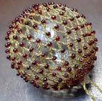 Retro kerstbal van kunststof, Diversen, Kerst, Ophalen of Verzenden