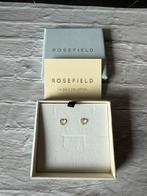 14K Gouden Dotted Heart Oorknopjes van Rosefield, Sieraden, Tassen en Uiterlijk, Oorbellen, Ophalen of Verzenden, Nieuw, Goud