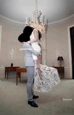 Bruidsjurk zeemeermin model wit trouwjurk, Kleding | Dames, Ophalen of Verzenden, Wit, Trouwjurk