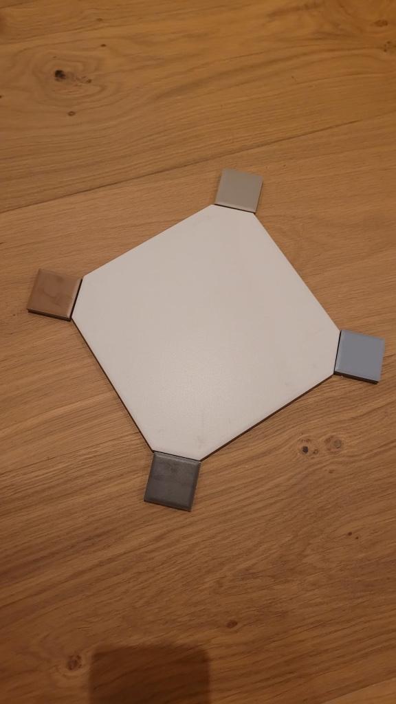 Octagon 20 x 20cm vloer en wand tegels  9m2, Doe-het-zelf en Verbouw, Tegels, Nieuw, Vloertegels, Keramiek, 60 cm of meer, 20 tot 40 cm