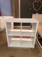 IKEA kallax Kast  4 vakken wit, Huis en Inrichting, Kasten | Boekenkasten, Ophalen, Met plank(en), Kunststof, 50 tot 100 cm