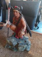 een nleuw polystone indianen western beeld € 16,00, Verzenden, Nieuw, Mens