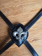 Kruisfrontriem barok, fleur de lis, Dieren en Toebehoren, Paarden en Pony's | Hoofdstellen en Tuigage, Ophalen of Verzenden, Nieuw