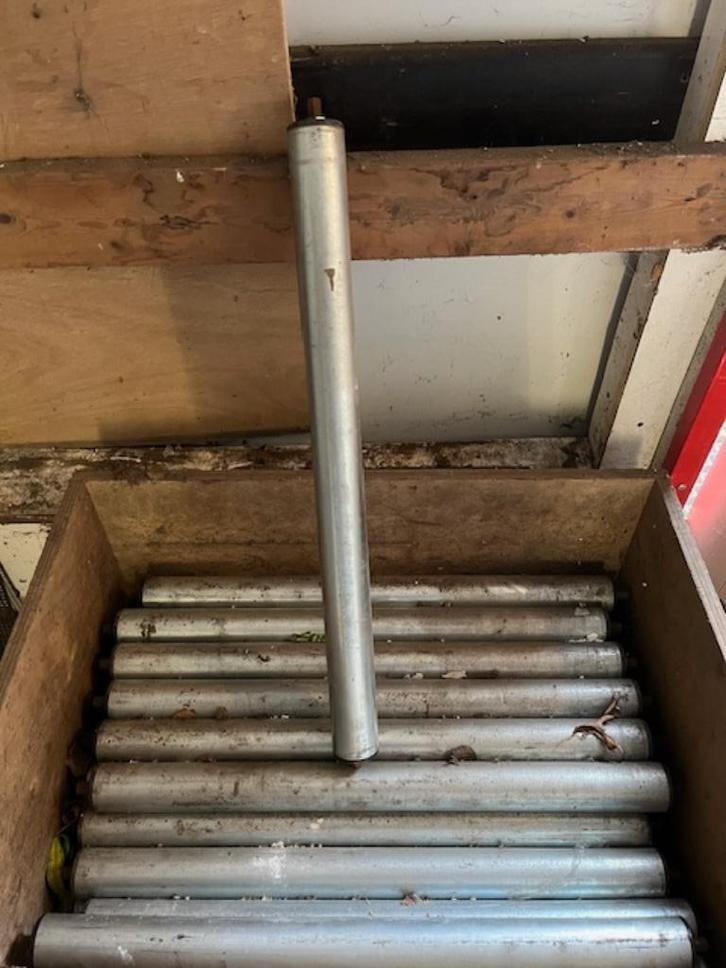 ijzeren gelaagde rollen transportrollen rollerbaan, Doe-het-zelf en Verbouw, Gereedschap | Machine-onderdelen en Toebehoren, Ophalen