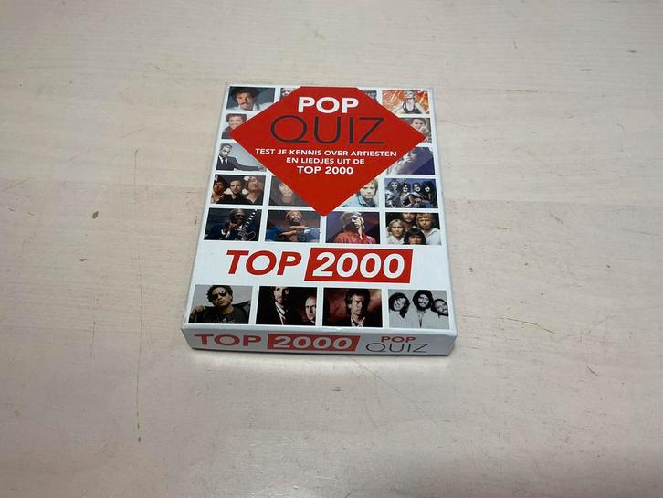 Top 2000 popquiz test je kennis over artiesten en liedjes, Hobby en Vrije tijd, Gezelschapsspellen | Overige, Zo goed als nieuw