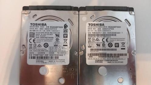 2 Toshiba 2.5 SATA HDD – 500GB, Computers en Software, Harde schijven, Gebruikt, Laptop, Intern, HDD, SATA, Ophalen of Verzenden