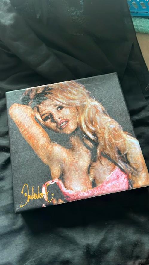 Peter Donkersloot - Glicee - 30x30 Brigitte Bardot, Antiek en Kunst, Kunst | Schilderijen | Klassiek, Ophalen of Verzenden