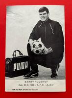 Barry Hulshof - Ajax - Spelerskaart - Puma Cor du Buy, Ophalen of Verzenden, Zo goed als nieuw, Ajax, Spelerskaart