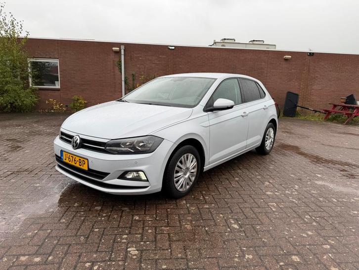 Volkswagen Polo 1.6 TDI 95pk 7-DSG 2019 Wit, Auto's, Volkswagen, Bedrijf, Polo, Adaptive Cruise Control, Airbags, Airconditioning