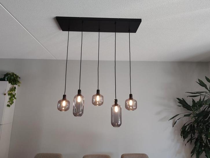 Normann Copenhagen Amp Hanglampen Set (5), Huis en Inrichting, Lampen | Hanglampen, Zo goed als nieuw, 75 cm of meer, Ophalen