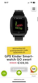 Rebel Catus smartwatch GO. 2 beschikbaar voor €160, Sieraden, Tassen en Uiterlijk, Smartwatches, Zwart, Ophalen of Verzenden, Zo goed als nieuw