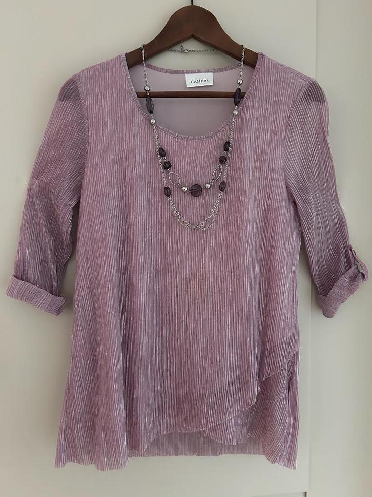 Mooie nieuwe blouse met bijpassende ketting, Maat 36., Kleding | Dames, Blouses en Tunieken, Nieuw, Maat 36 (S), Overige kleuren