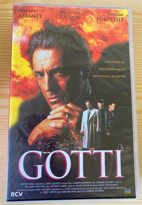 vhs Gotti met Armand Assante en Anthony Quinn (Video), Cd's en Dvd's, VHS | Film, Zo goed als nieuw, Thrillers en Misdaad, Vanaf 16 jaar