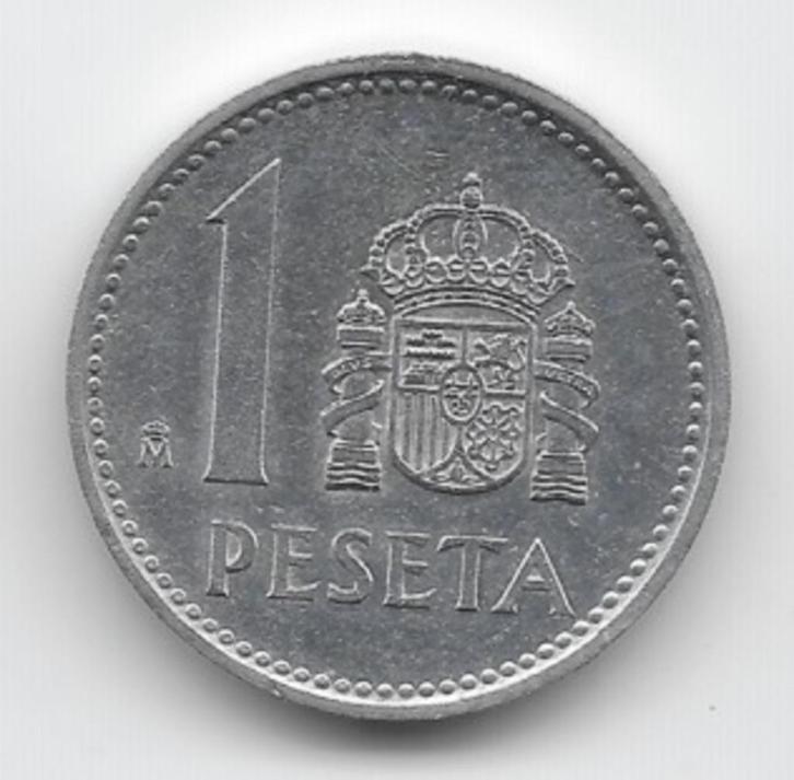 Spanje 1 peseta 1987 KM# 821, Postzegels en Munten, Munten | Europa | Niet-Euromunten, Losse munt, Overige landen, Verzenden