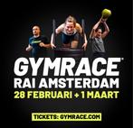 Gymrace RAI Amsterdam 2x Mixed Buddies za 28 febr 13:10u, Tickets en Kaartjes, Twee personen