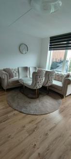 Compleet hoekbank met stoelen en tapijt  nooit gebruikt, Huis en Inrichting, Complete inboedels, Ophalen