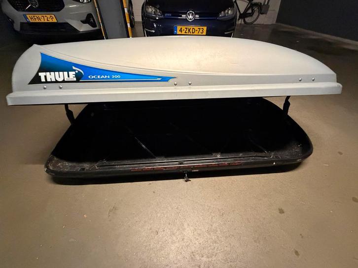 Thule Ocean 200 Skibox - Ruimte voor al je spullen!, Auto diversen, Dakkoffers, Gebruikt, Ophalen