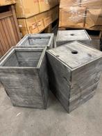 Houten Tuinfakkel Bakken - 4 stuks, Tuin en Terras, Fakkels, Ophalen of Verzenden, Zo goed als nieuw