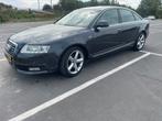 Audi A6 2.0 Tfsi 125KW AUT 2011 S line, Zwart, 4 cilinders, 1984 cc, Leder en Stof