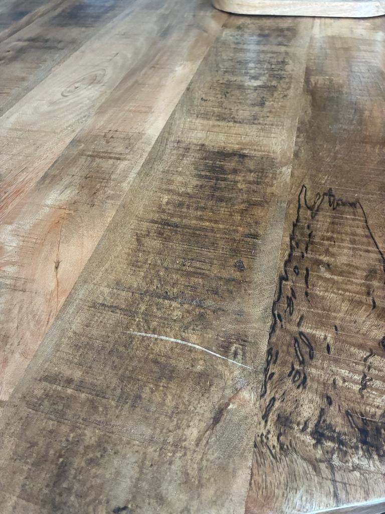 Ronde eettafel met 4 stoelen, Huis en Inrichting, Tafels | Eettafels, Gebruikt, 100 tot 150 cm, Rond, Ophalen of Verzenden