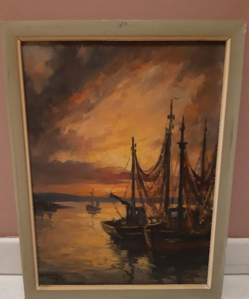 schilderij Van Robert Frenay, Ophalen