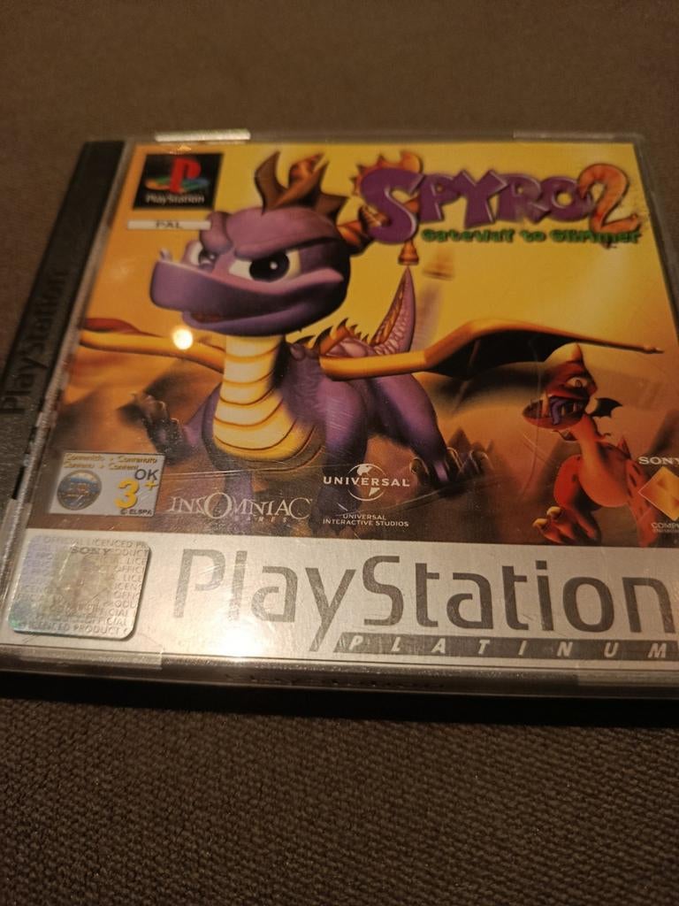 Spyro 2 Gateway To Glimmer PlayStation Ps1 Fra Complet LIVRAISON GRATUITE