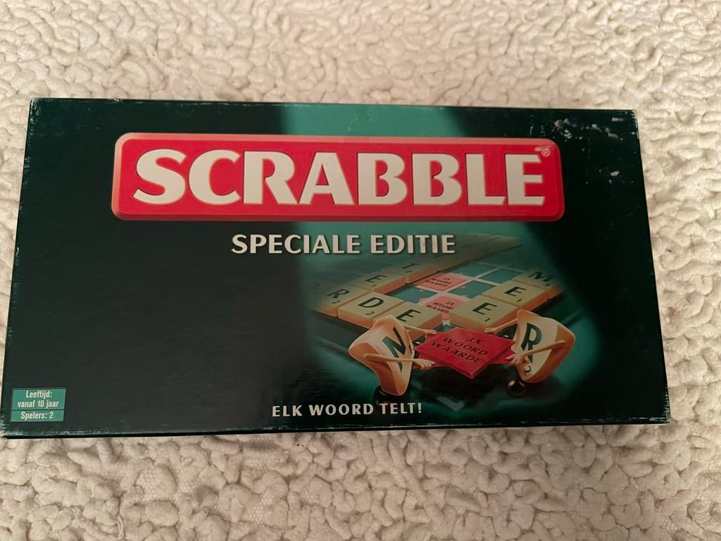 Scrabble speciale editie, Ophalen of Verzenden, Zo goed als nieuw