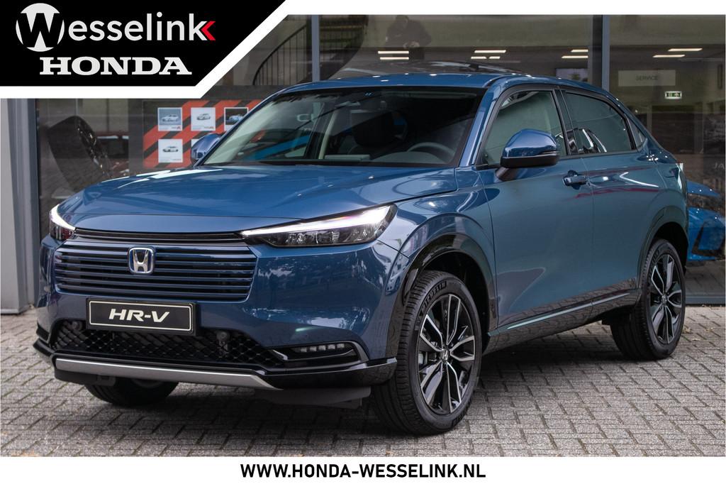Honda HR-V 1.5 e:HEV Advance - Cons.prijs rijklr | Honda Sen, 12 maanden, Lichtsensor, Blauw, Leder en Stof