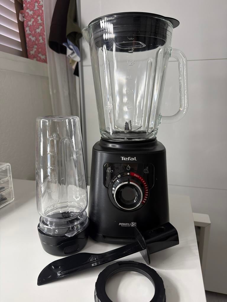 Tefal blender met extra beker, Ophalen, Zo goed als nieuw, Blender
