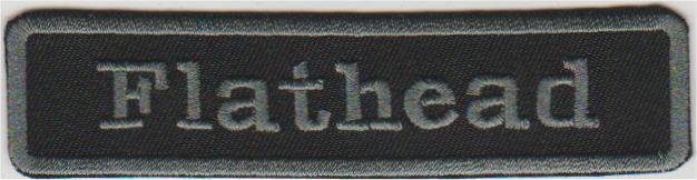 Harley Davidson Flathead stoffen opstrijk patch embleem #2, Motoren, Accessoires | Overige, Nieuw, Ophalen of Verzenden